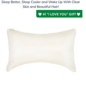 Silk Pillowcase for crescent Blissy Pillow NWT
